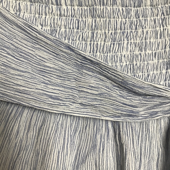 Club Monaco XS Blue White Striped Mini Skirt - Picture 4 of 6